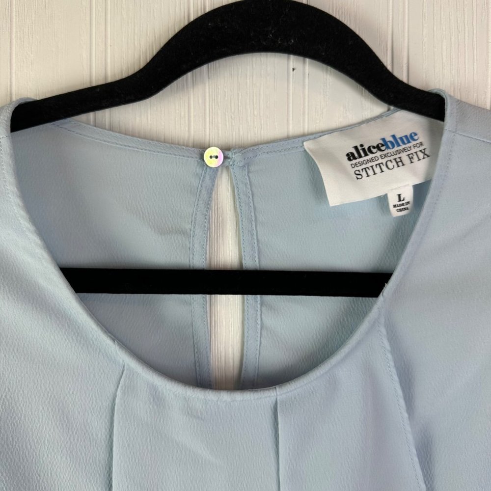 Alice Blue Stitch Fix Sleeveless Blouse size‎ Large - Picture 2 of 4